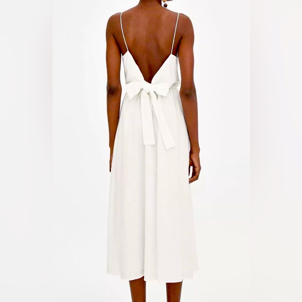 BNWOT Zara Dress with knot at back